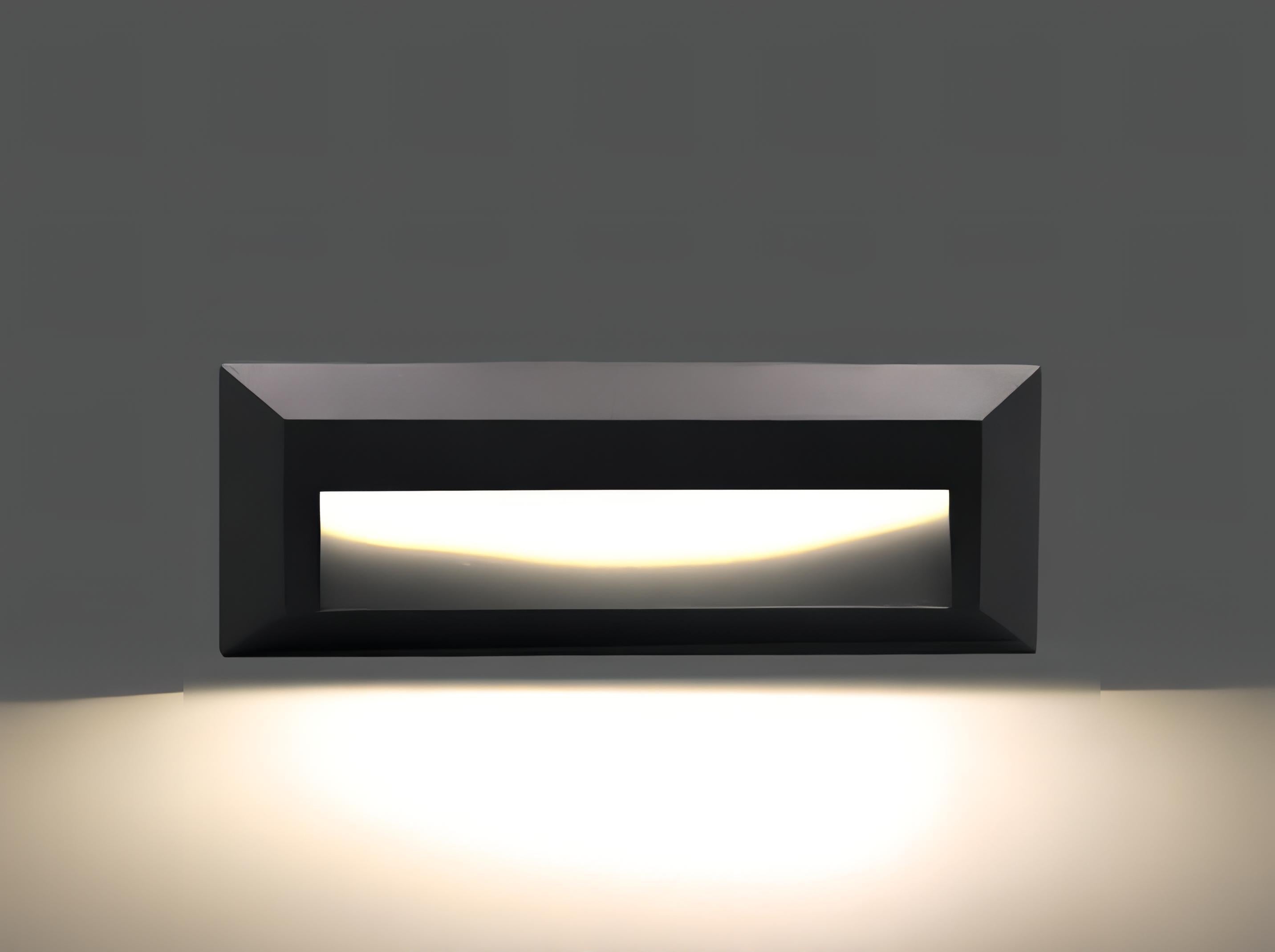 Outdoor LED Step Light Rectangular Wall Mounted Light Fixture