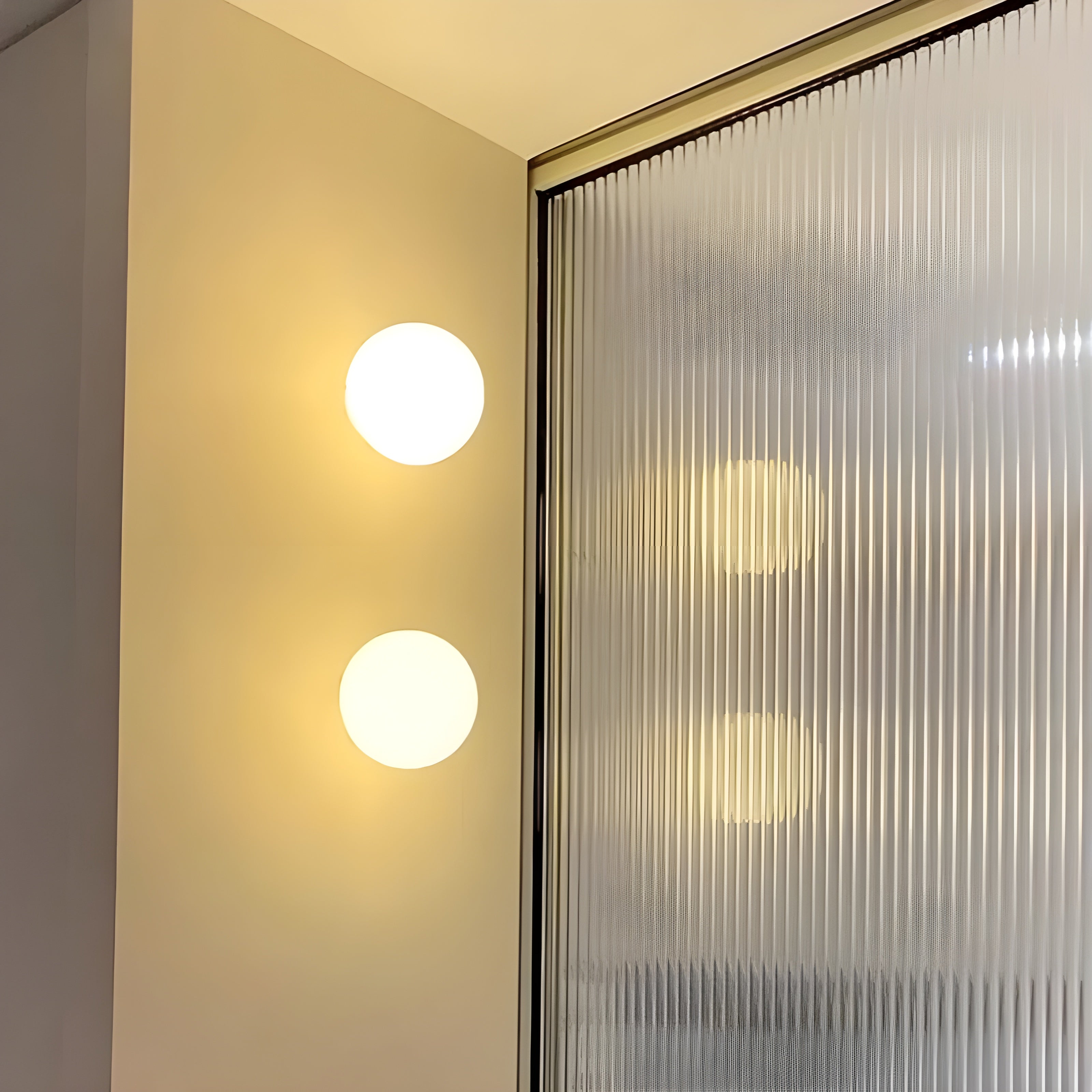 Modern Frosted Glass Wall Lamp