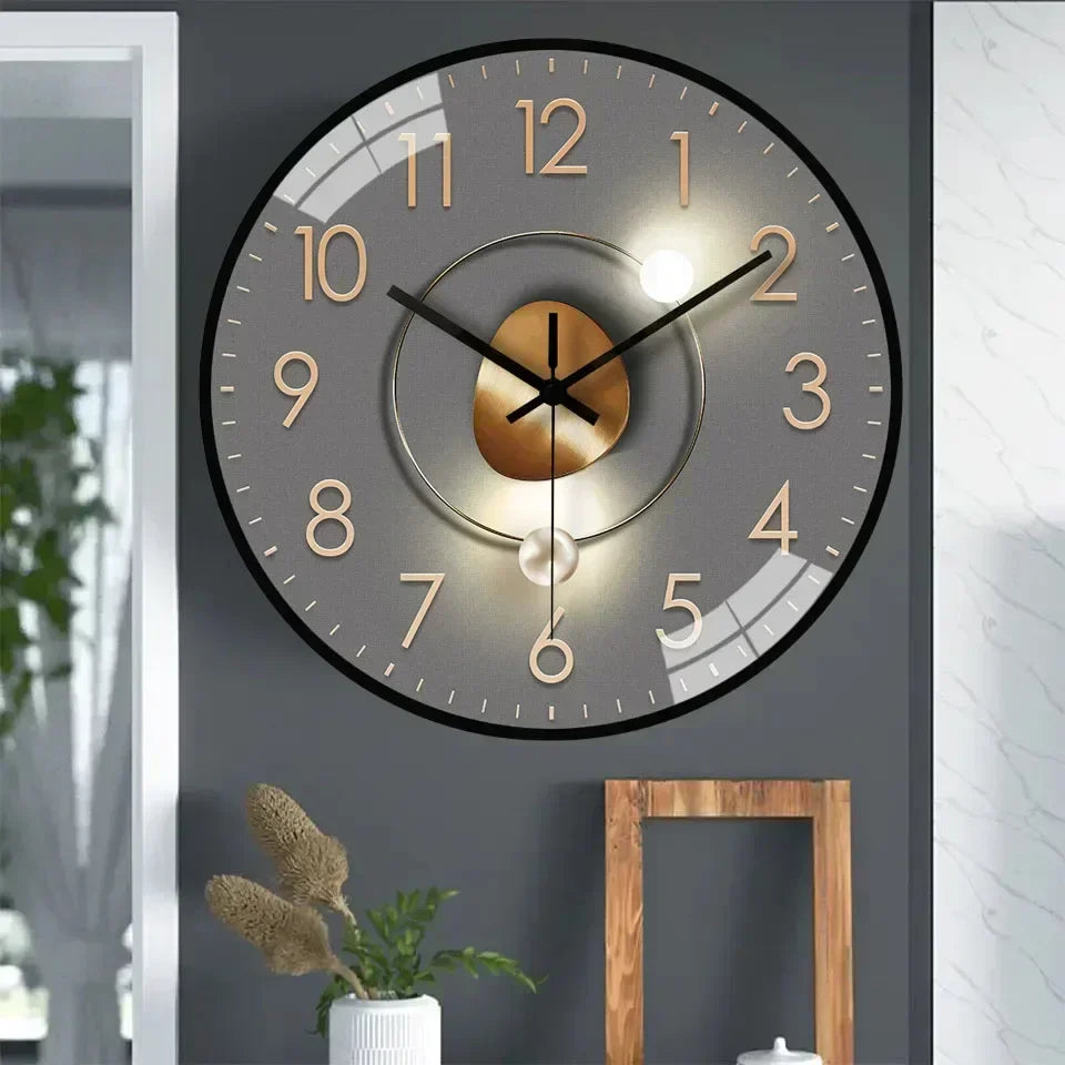 Modern Wall Clock Modern Decorative Non Ticking Home Clock