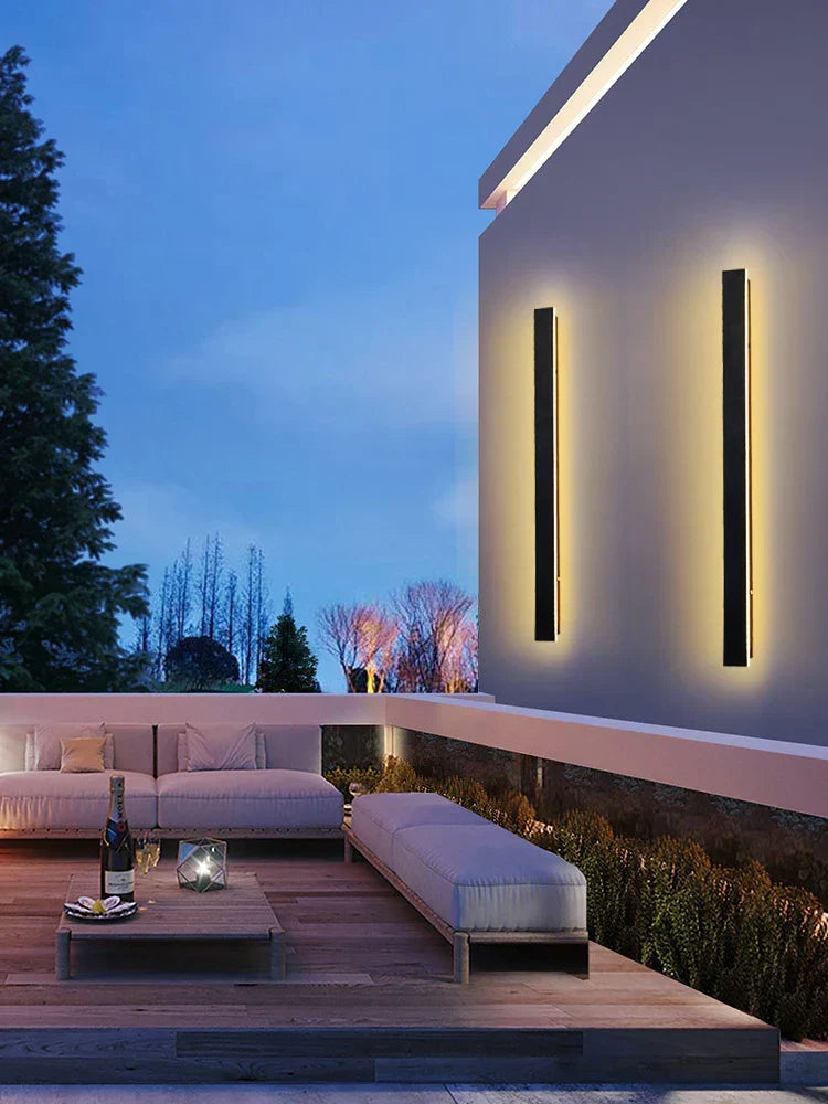 Applique murale LED extérieure moderne pour jardins et terrasses