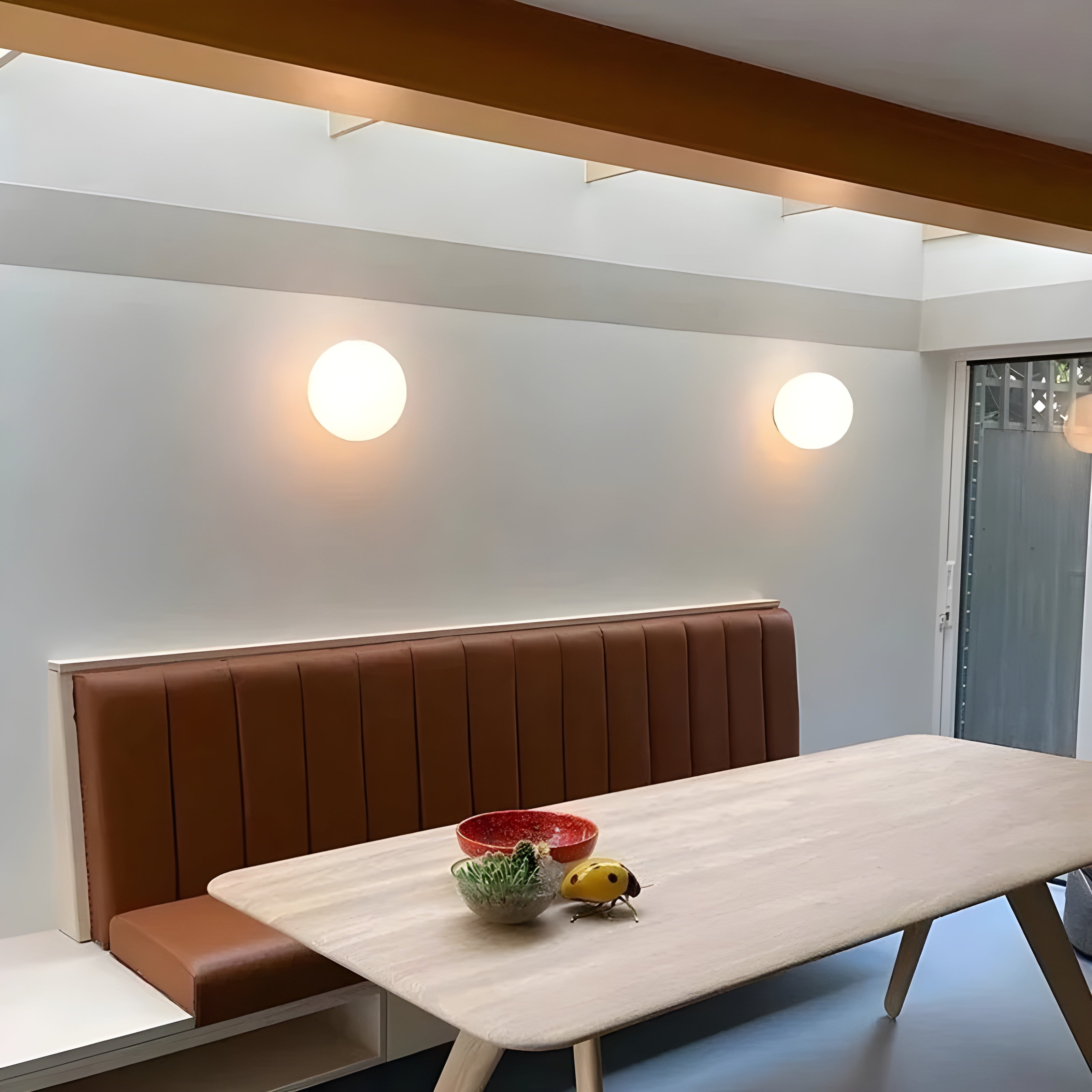 Modern Frosted Glass Wall Lamp