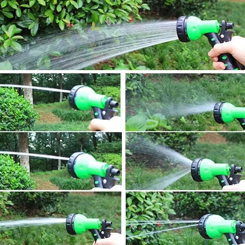 Flexibele Tuinslang met Multi Spray Mondstuk Gereedschap