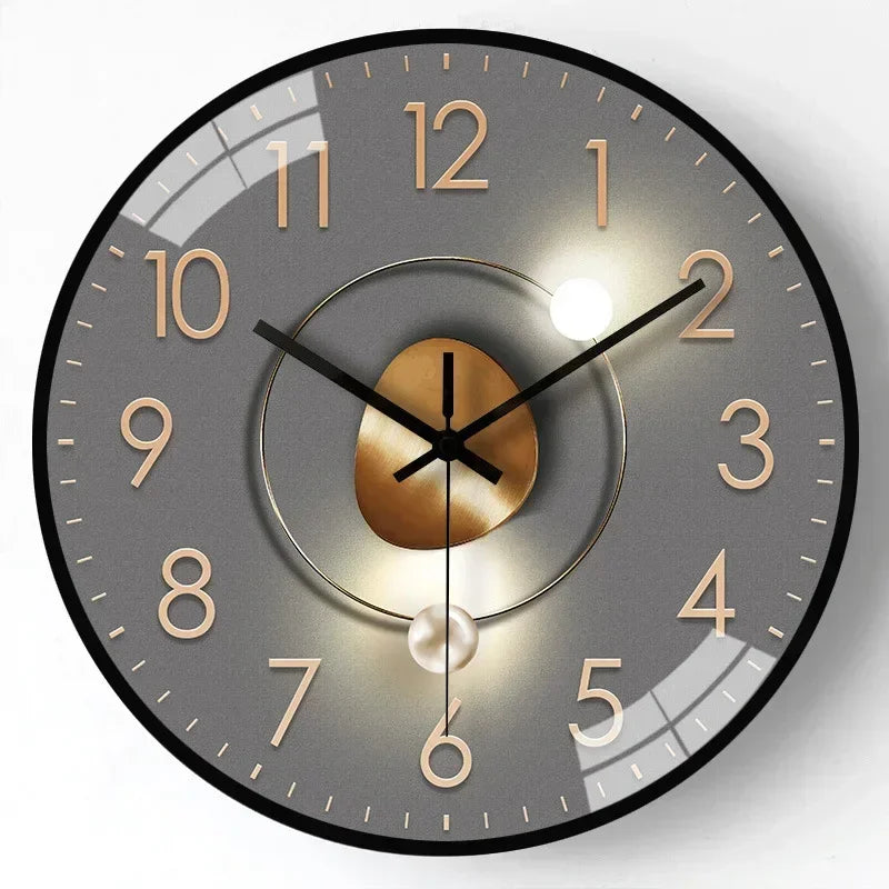 Modern Wall Clock Modern Decorative Non Ticking Home Clock