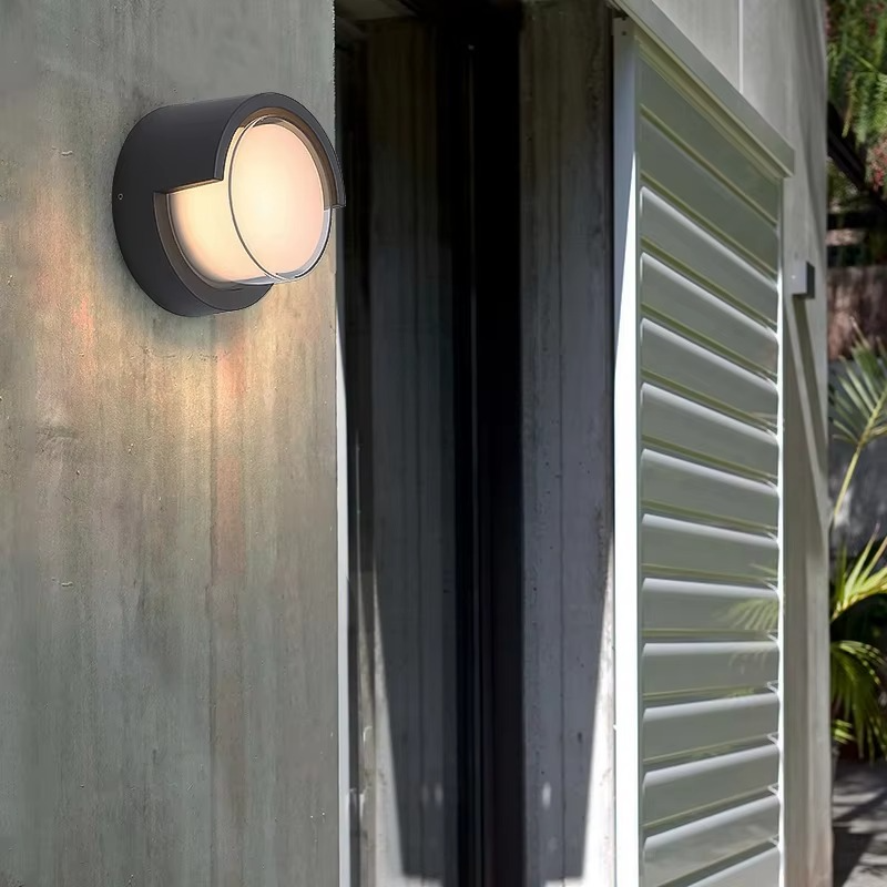 Solar Motion Sensor Wall Lamp Outdoor Lighting