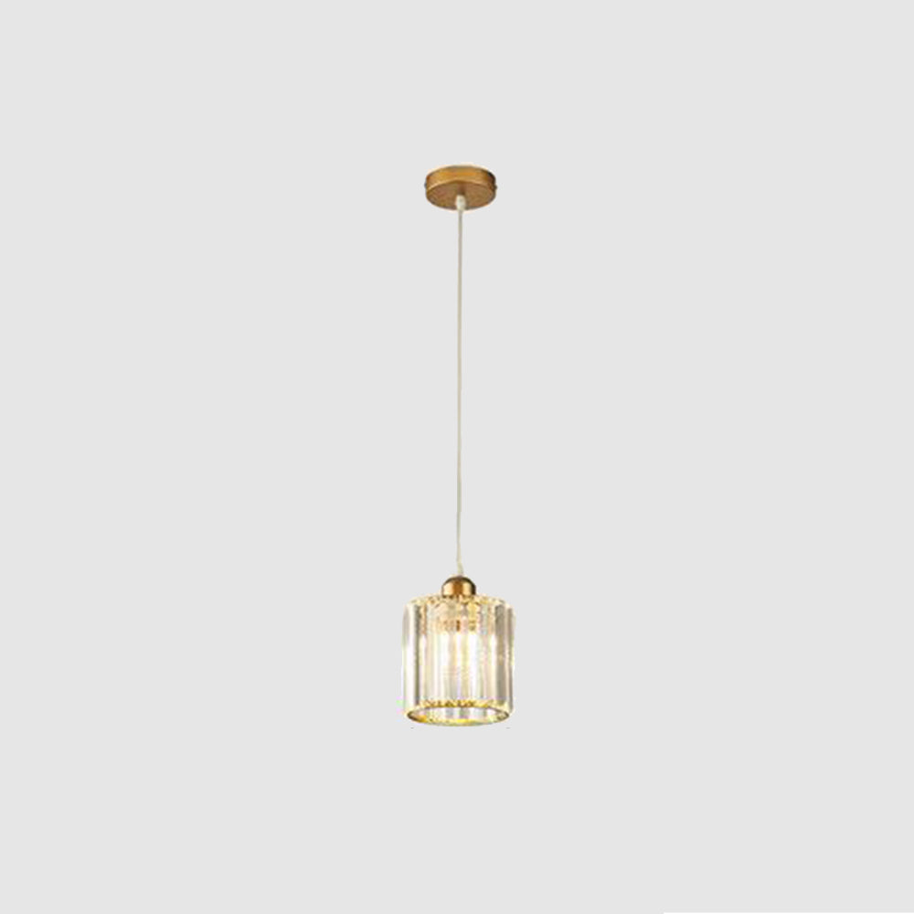 Cluster Pendant Light with Cylindrical Glass Shades