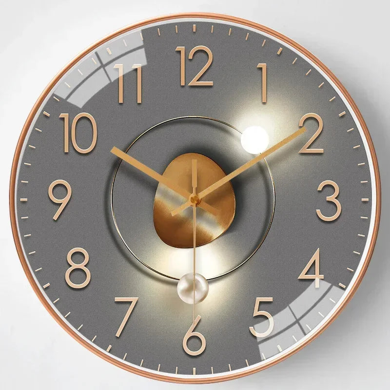 Modern Wall Clock Modern Decorative Non Ticking Home Clock