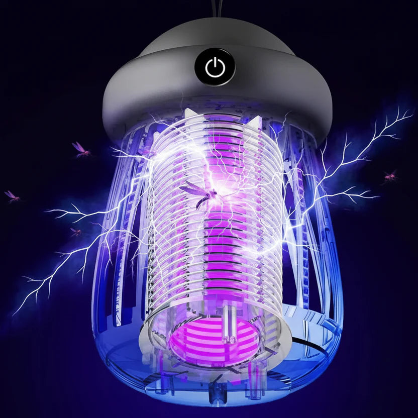 UV Muggenverdelger Lamp – 3000V Elektrische Insectenverdelger – Oplaadbaar
