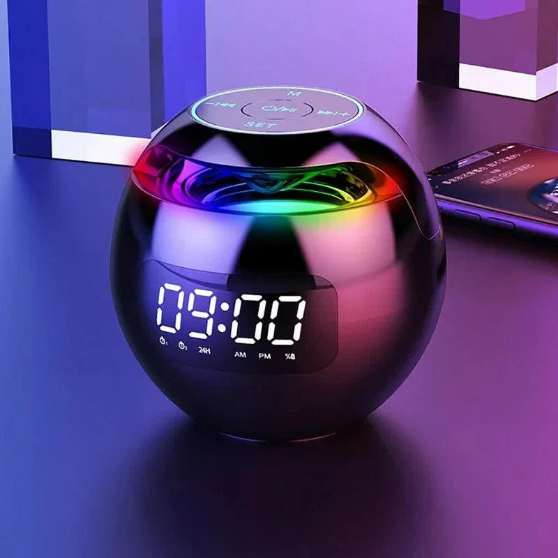 Bluetooth Speaker Alarm Klok LED Digitale Bedlamp