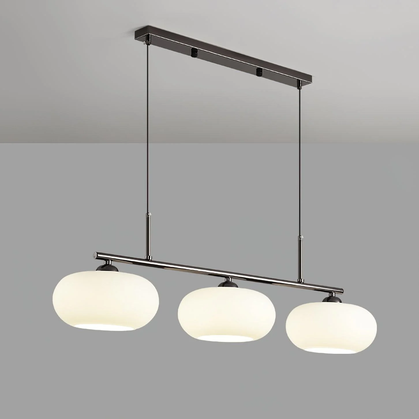 Modern 3-Light Bauhaus Island Pendant