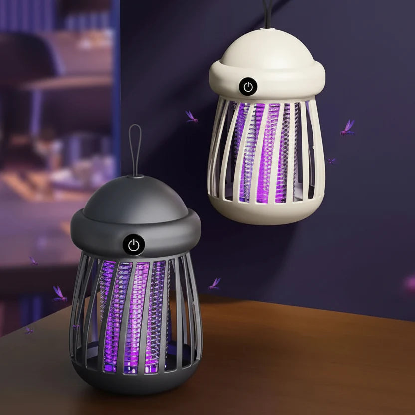 UV Muggenverdelger Lamp – 3000V Elektrische Insectenverdelger – Oplaadbaar