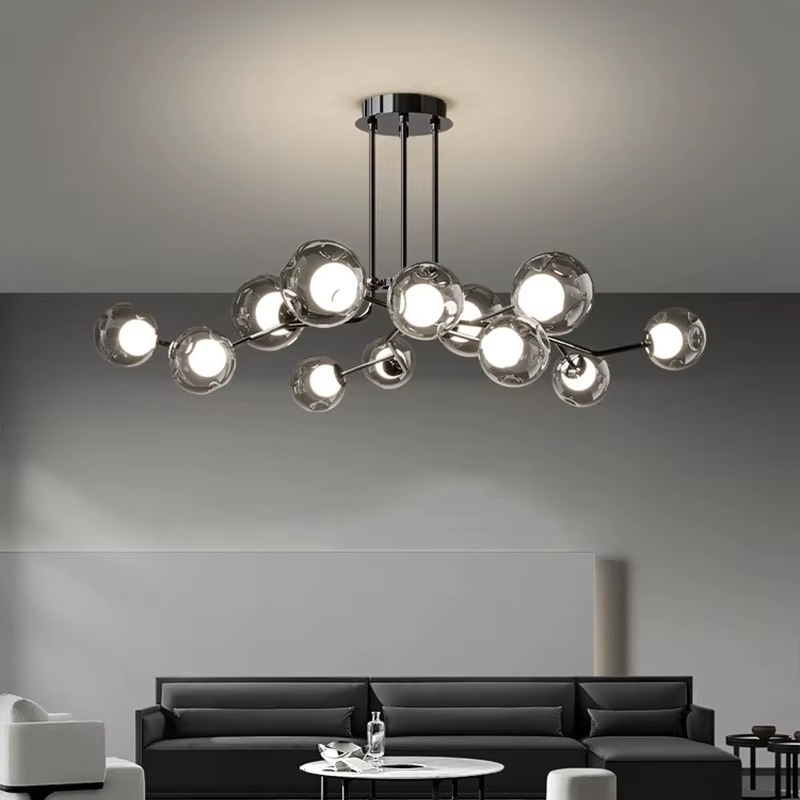 Scandinavian Glass Ceiling Light