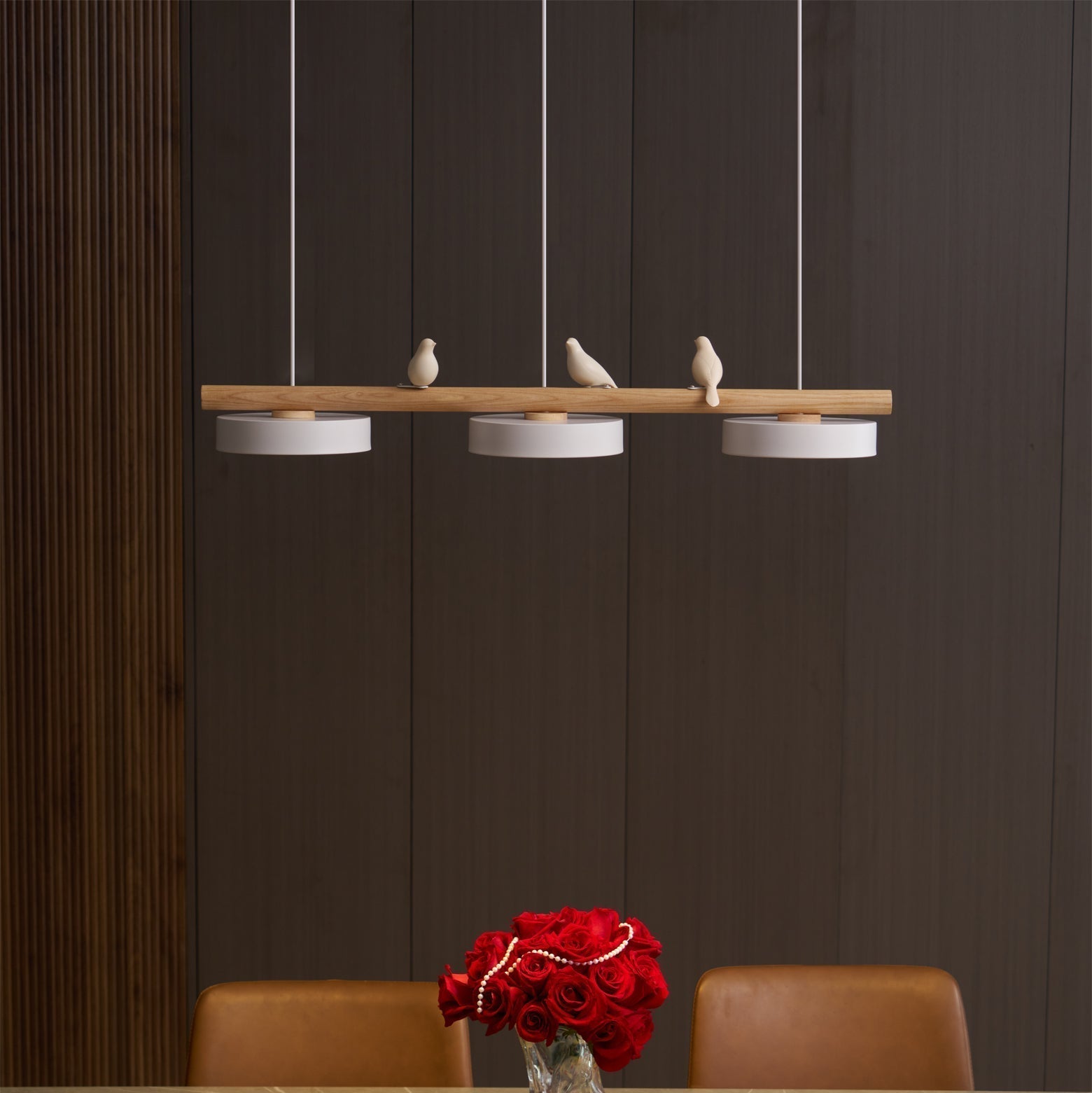 Nordic Bird Beam Pendant Lamp