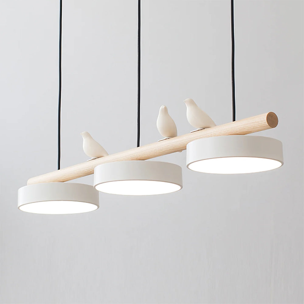 Nordic Bird Beam Pendant Lamp