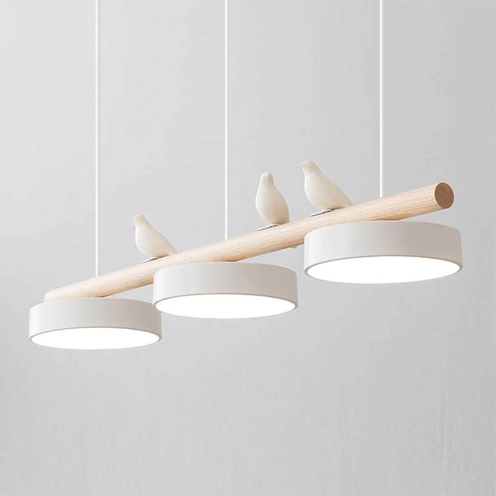 Nordic Bird Beam Pendant Lamp