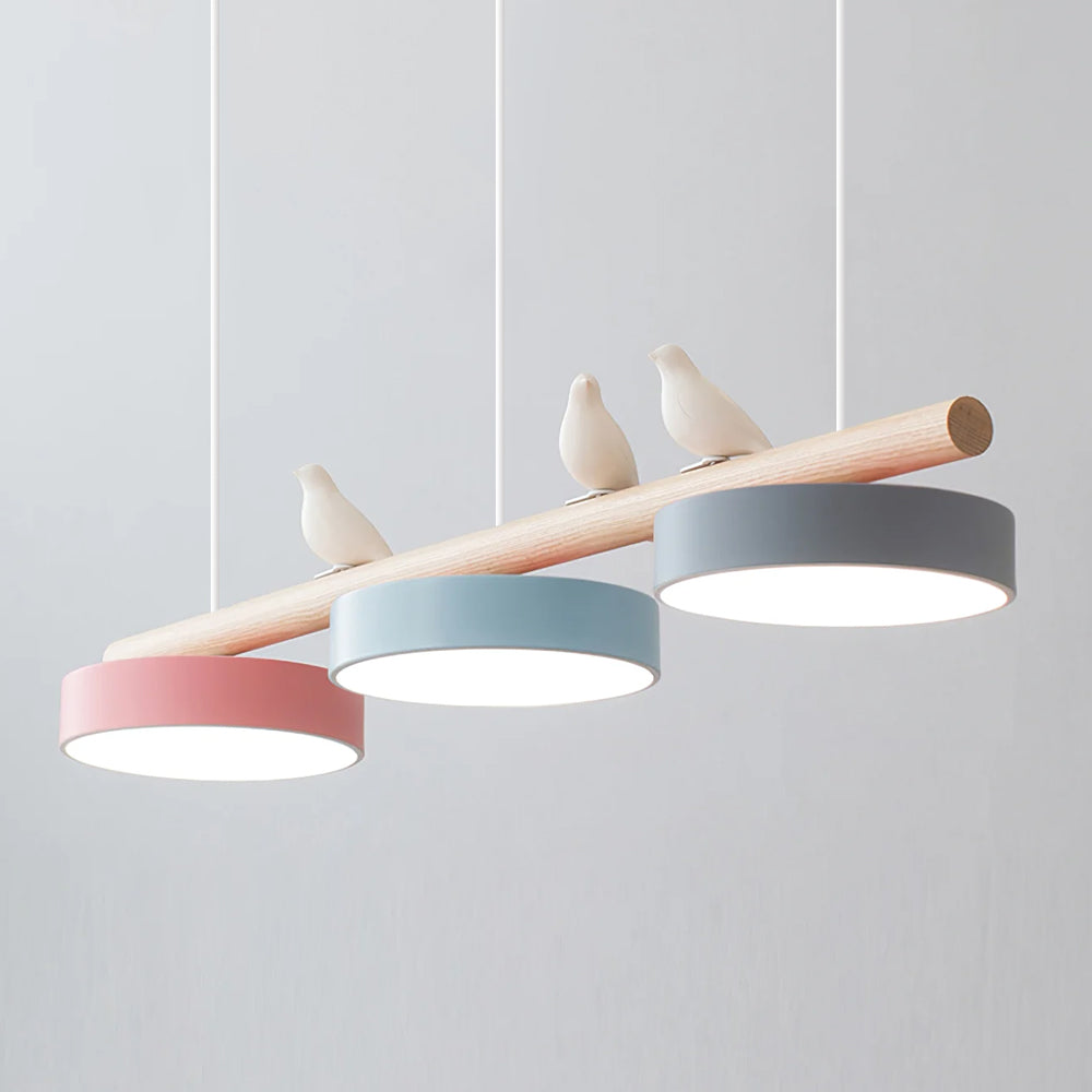 Nordic Bird Beam Pendant Lamp