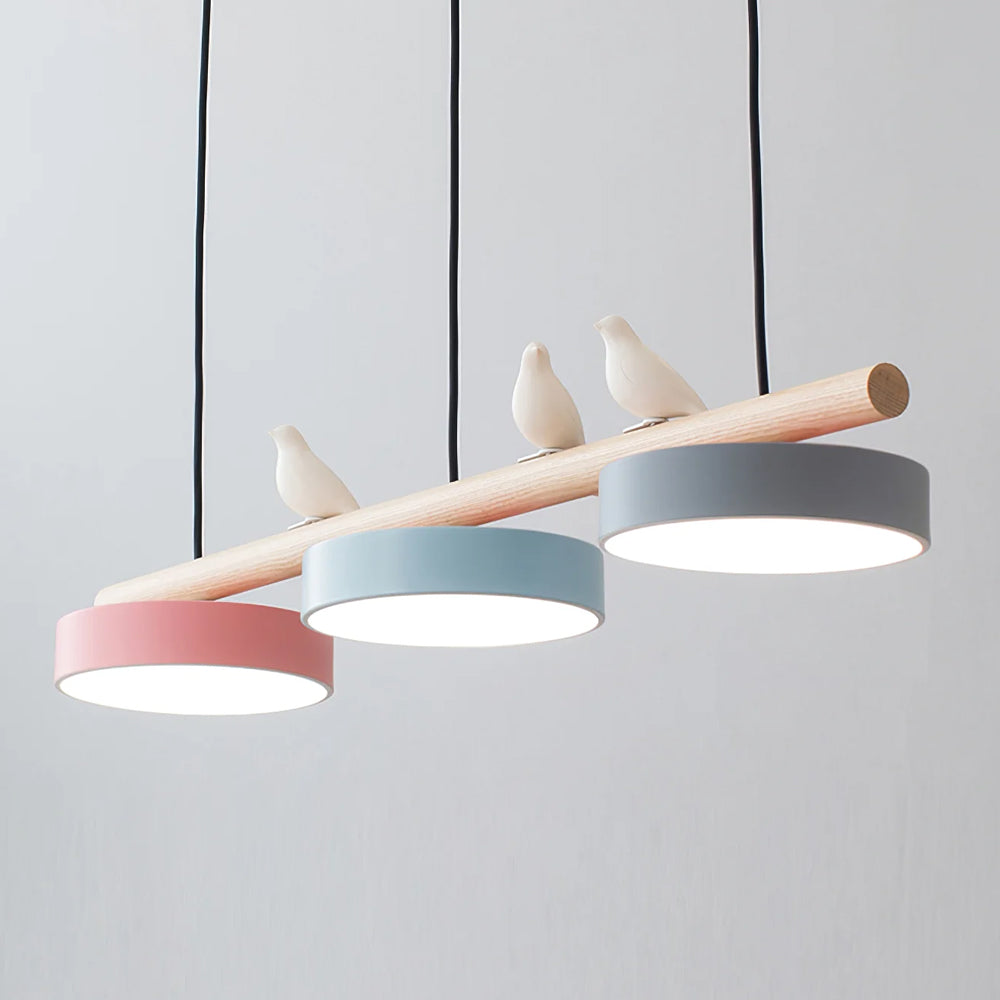 Nordic Bird Beam Pendant Lamp