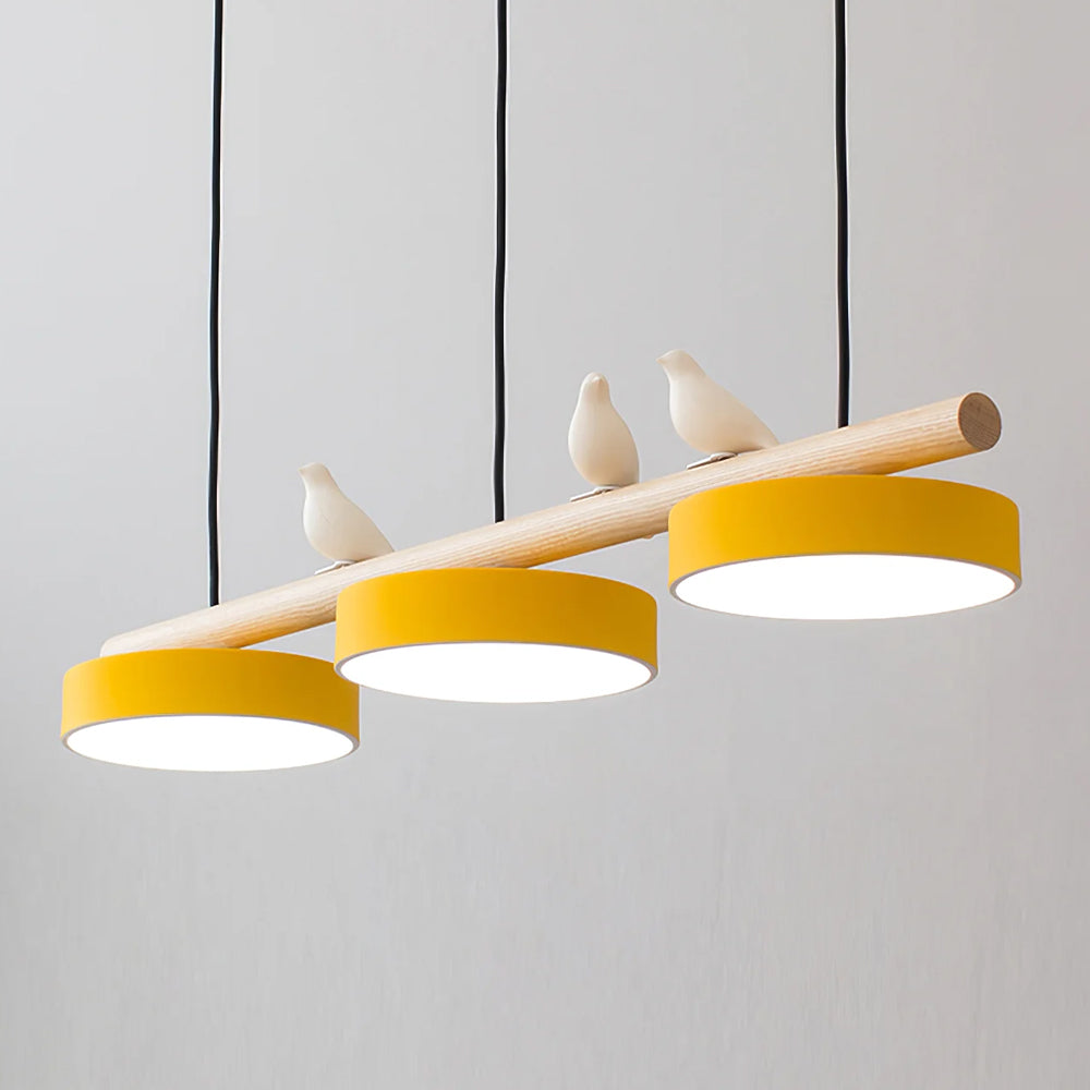 Nordic Bird Beam Pendant Lamp