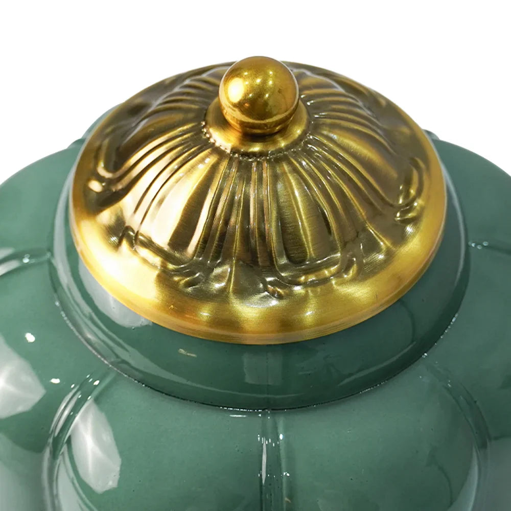 Opal Glass Table Lamp with Decorative Vintage Base