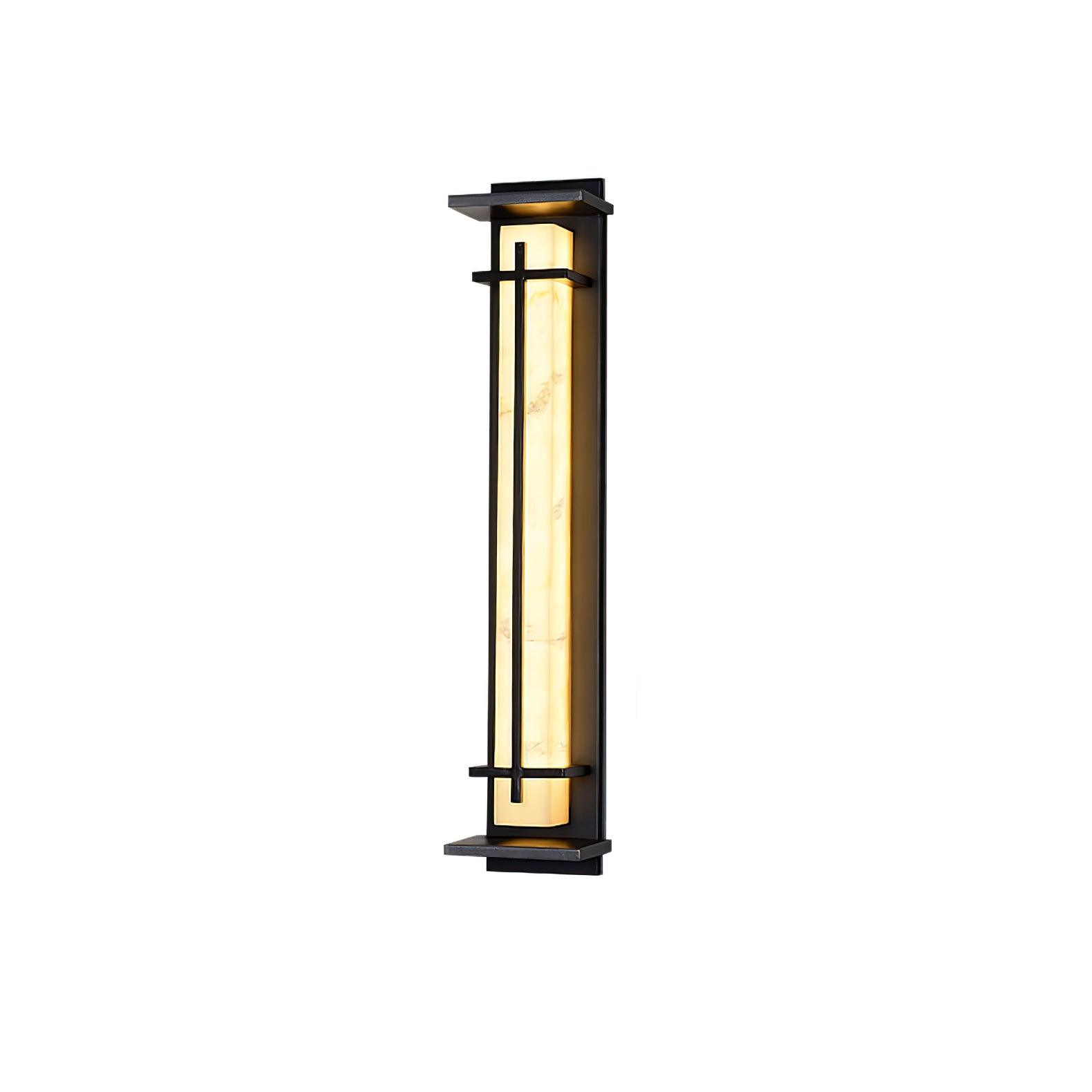 Outdoor Wall Light Waterproof LED Alabaster Style Exterior Lamp