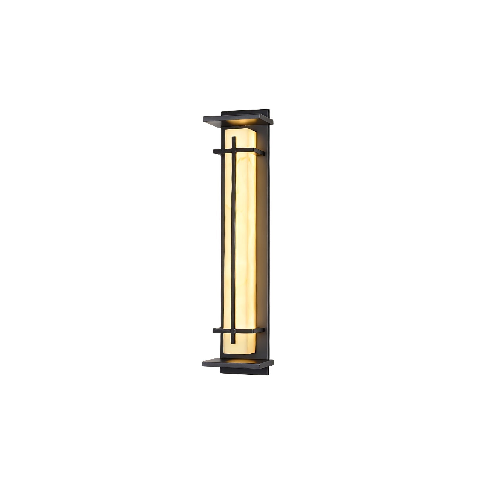 Outdoor Wall Light Waterproof LED Alabaster Style Exterior Lamp