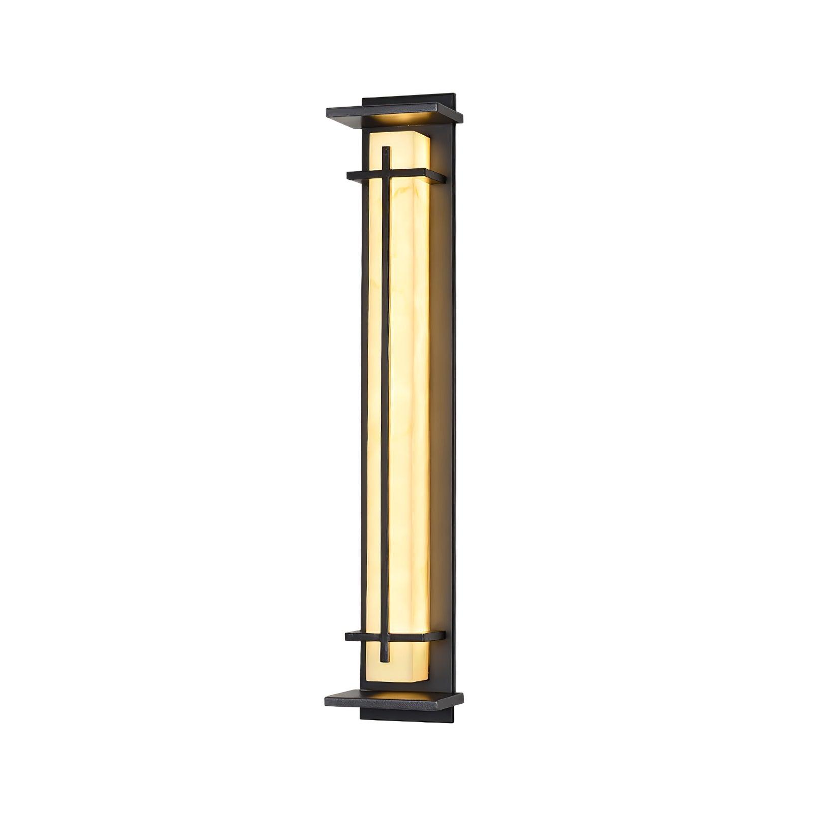 Outdoor Wall Light Waterproof LED Alabaster Style Exterior Lamp