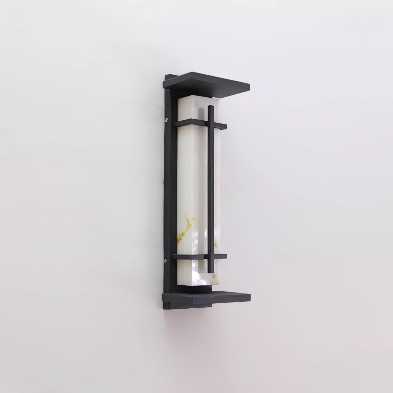 Outdoor Wall Light Waterproof LED Alabaster Style Exterior Lamp