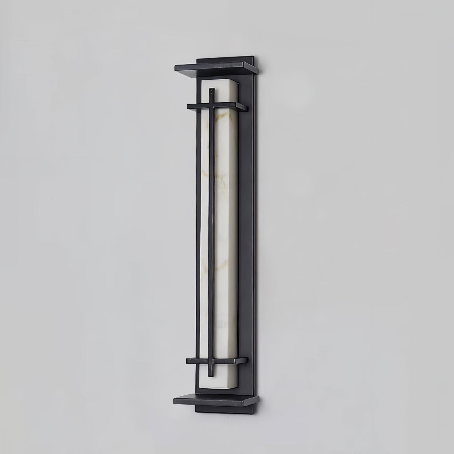 Outdoor Wall Light Waterproof LED Alabaster Style Exterior Lamp
