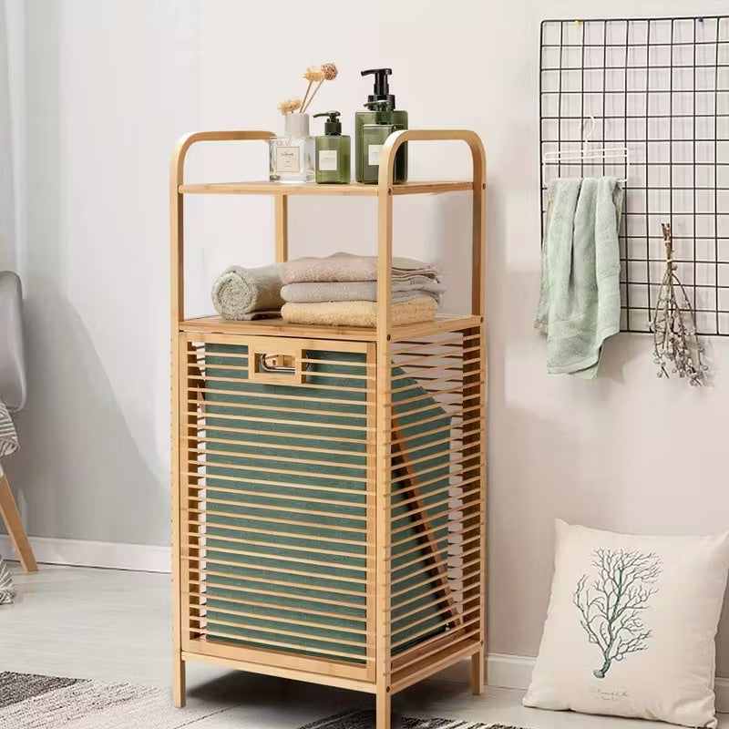 Tilt-out Bathroom Storage Shelf