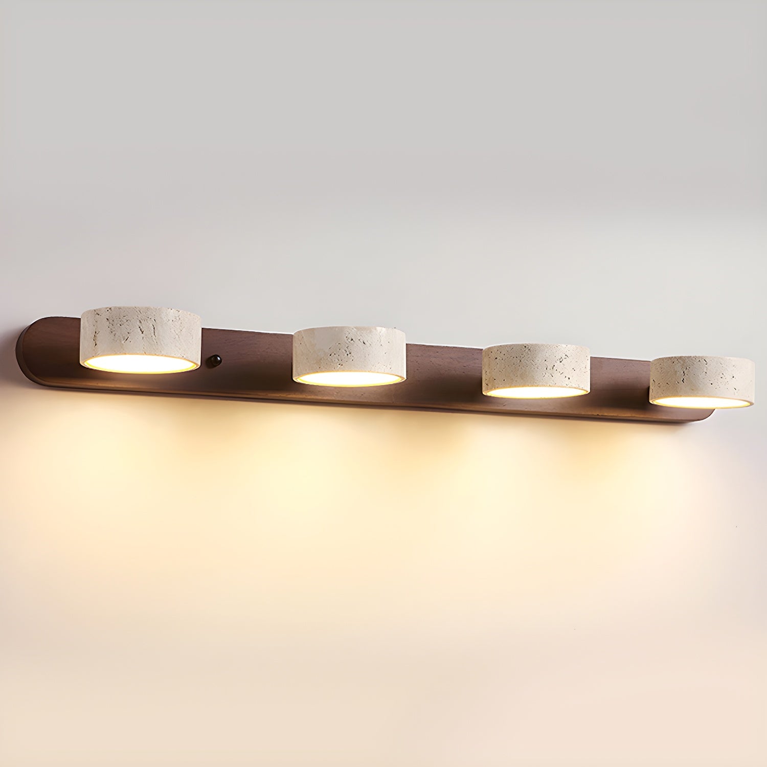 Modern Travertine  Duo Wall Light