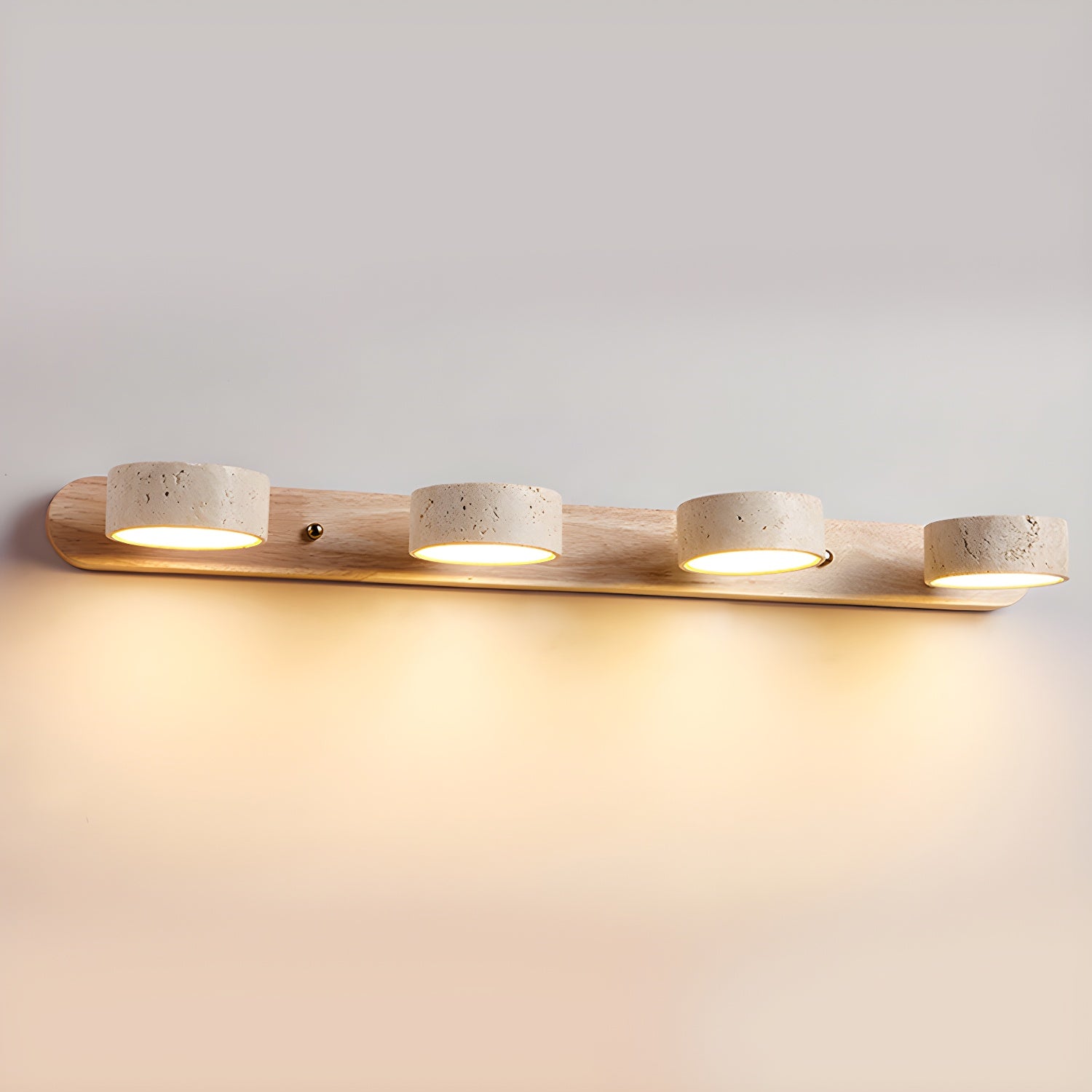 Modern Travertine  Duo Wall Light