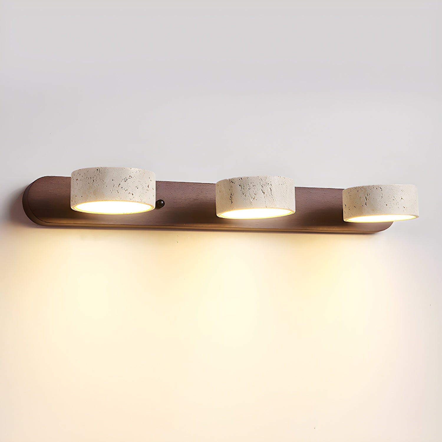 Modern Travertine  Duo Wall Light