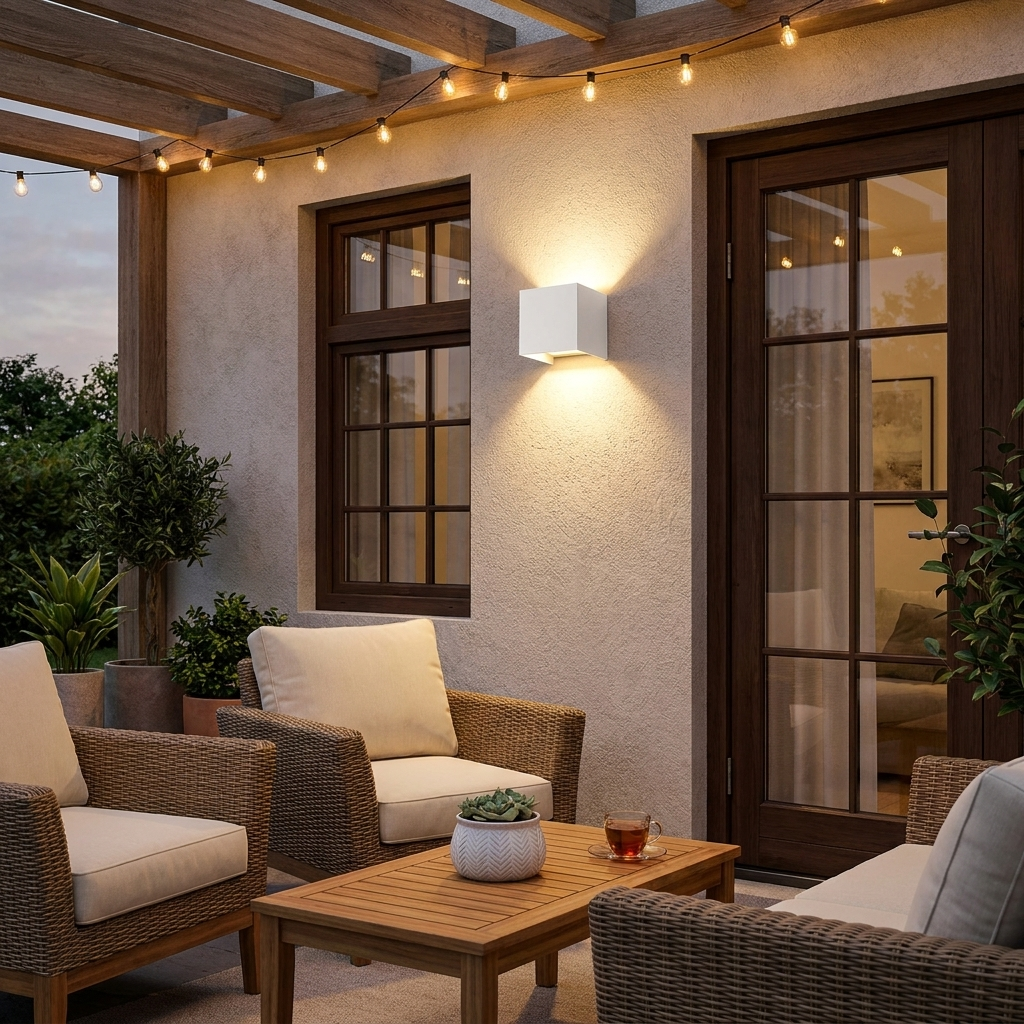 Modern IP65 Waterproof LED Outdoor Wall Light for Garden