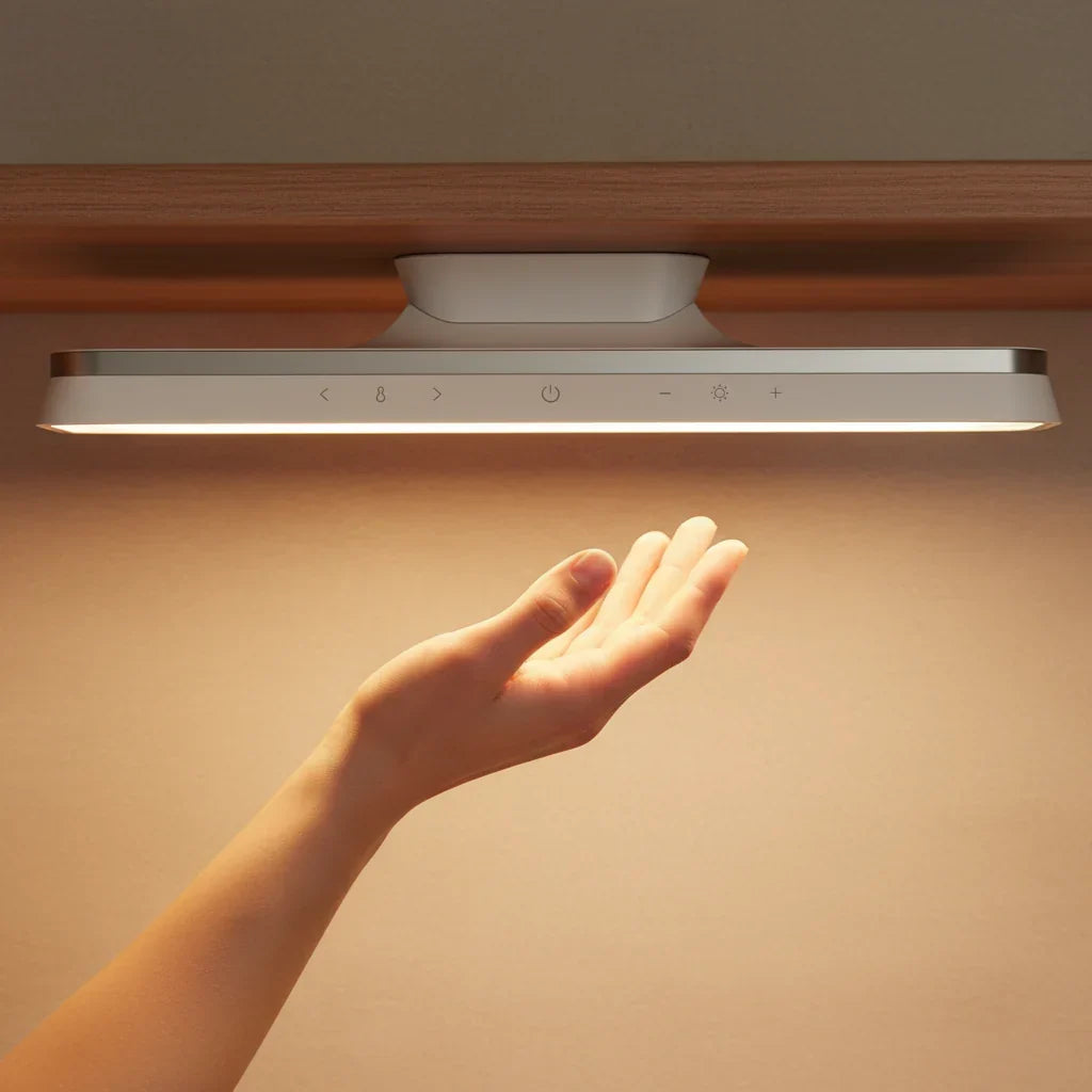 Lampe LED sans fil magnétique à intensité variable avec commande tactile