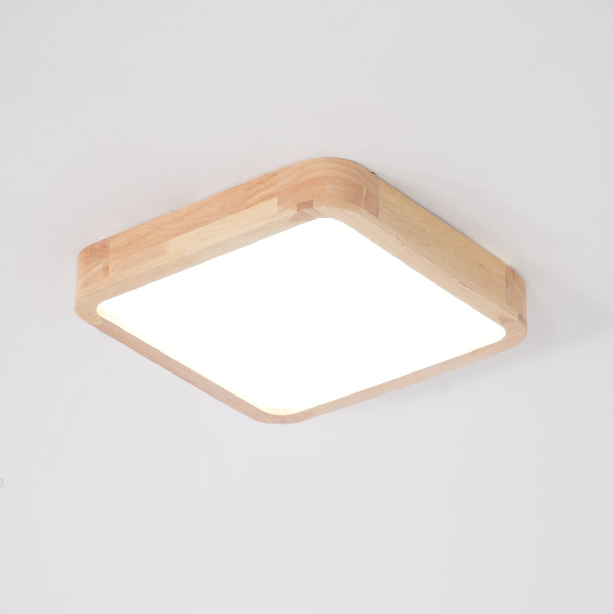 Wooden Geometric LED Ceiling Light