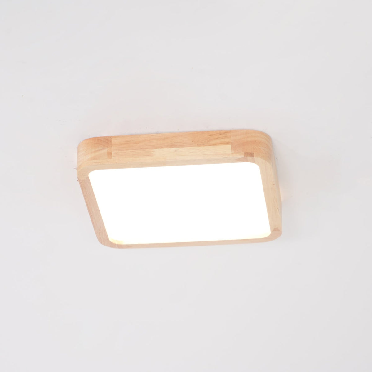 Wooden Geometric LED Ceiling Light