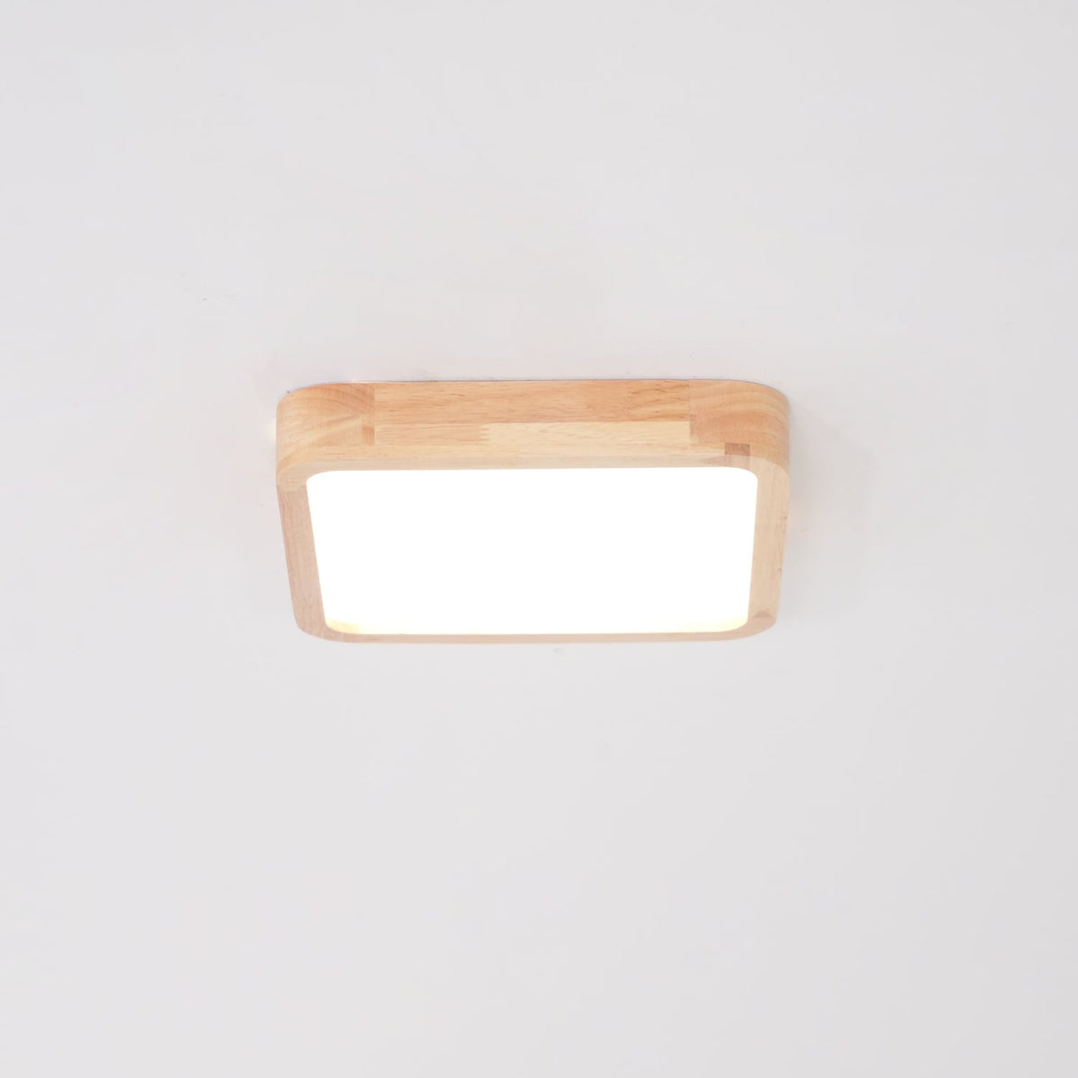 Wooden Geometric LED Ceiling Light