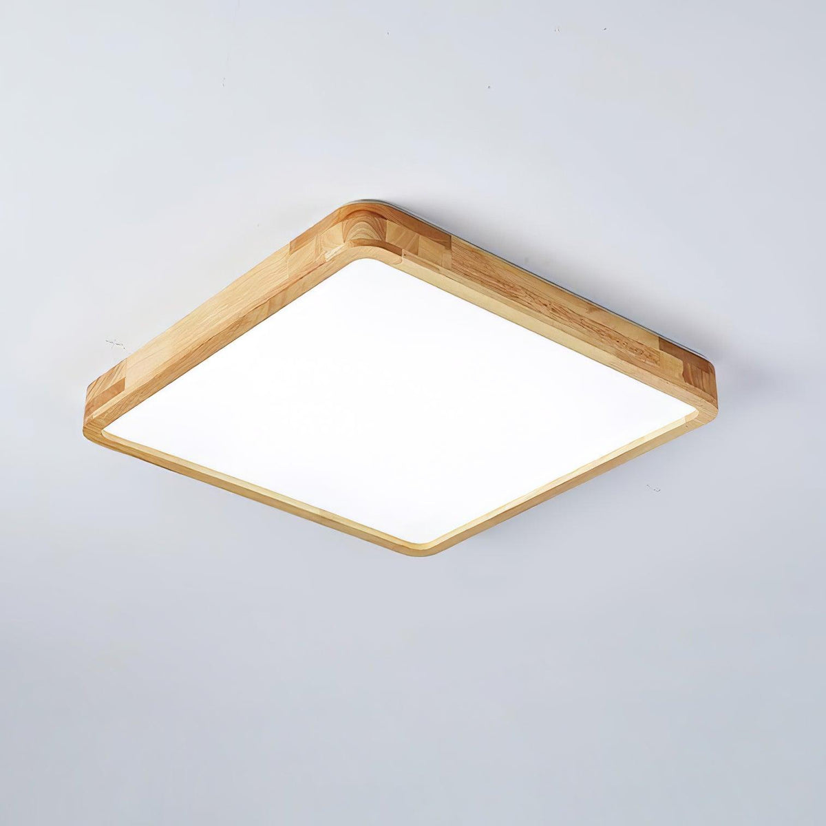 Wooden Geometric LED Ceiling Light