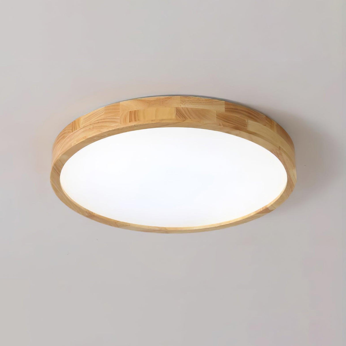 Wooden Geometric LED Ceiling Light