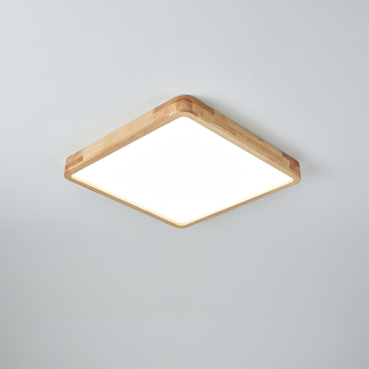Wooden Geometric LED Ceiling Light