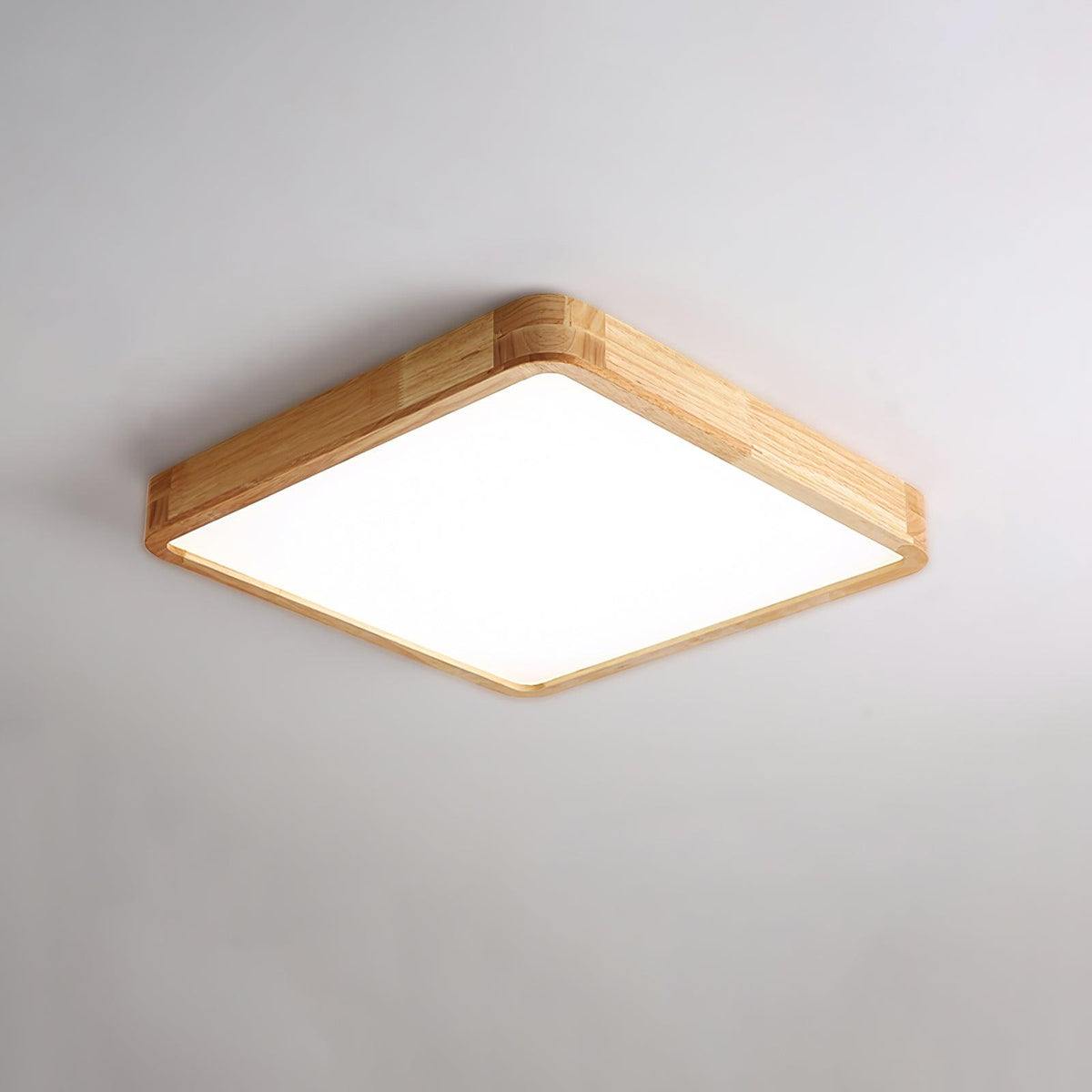 Wooden Geometric LED Ceiling Light