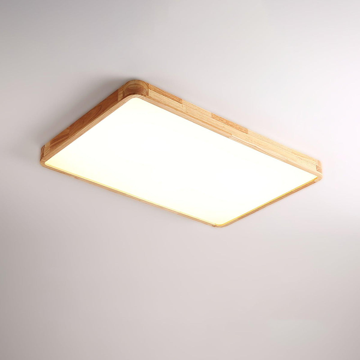 Wooden Geometric LED Ceiling Light