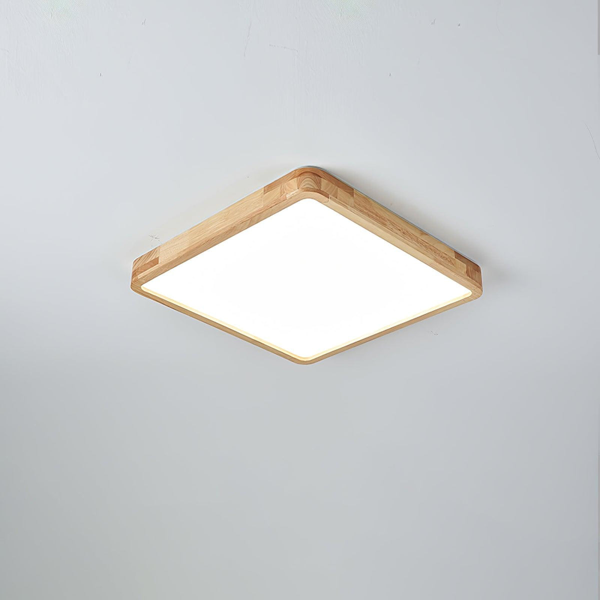 Wooden Geometric LED Ceiling Light