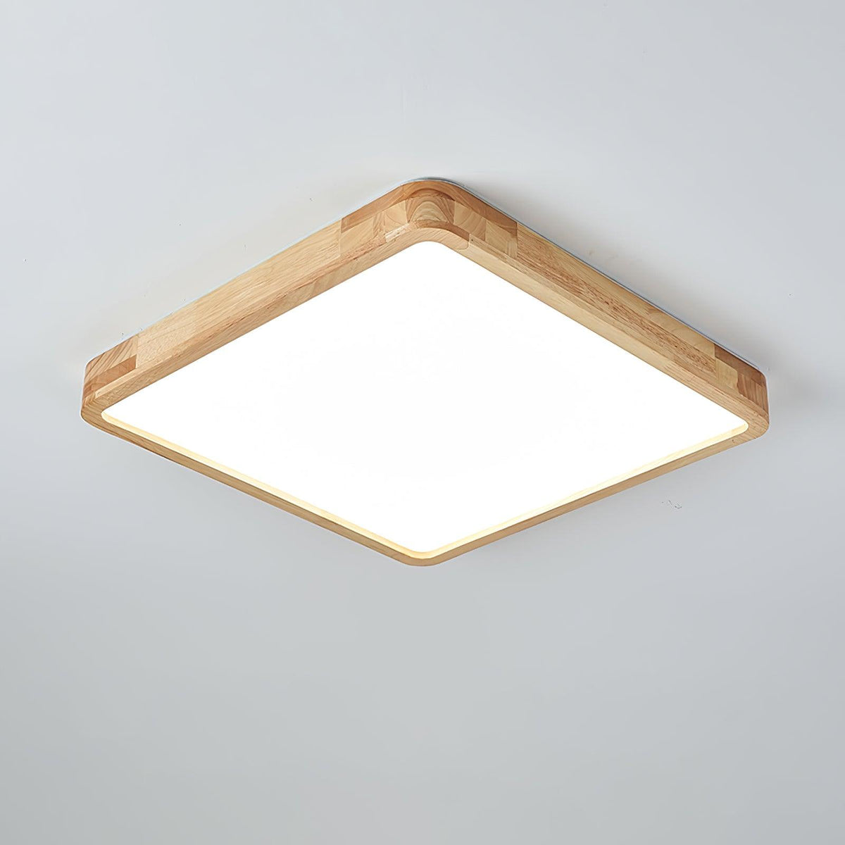 Wooden Geometric LED Ceiling Light