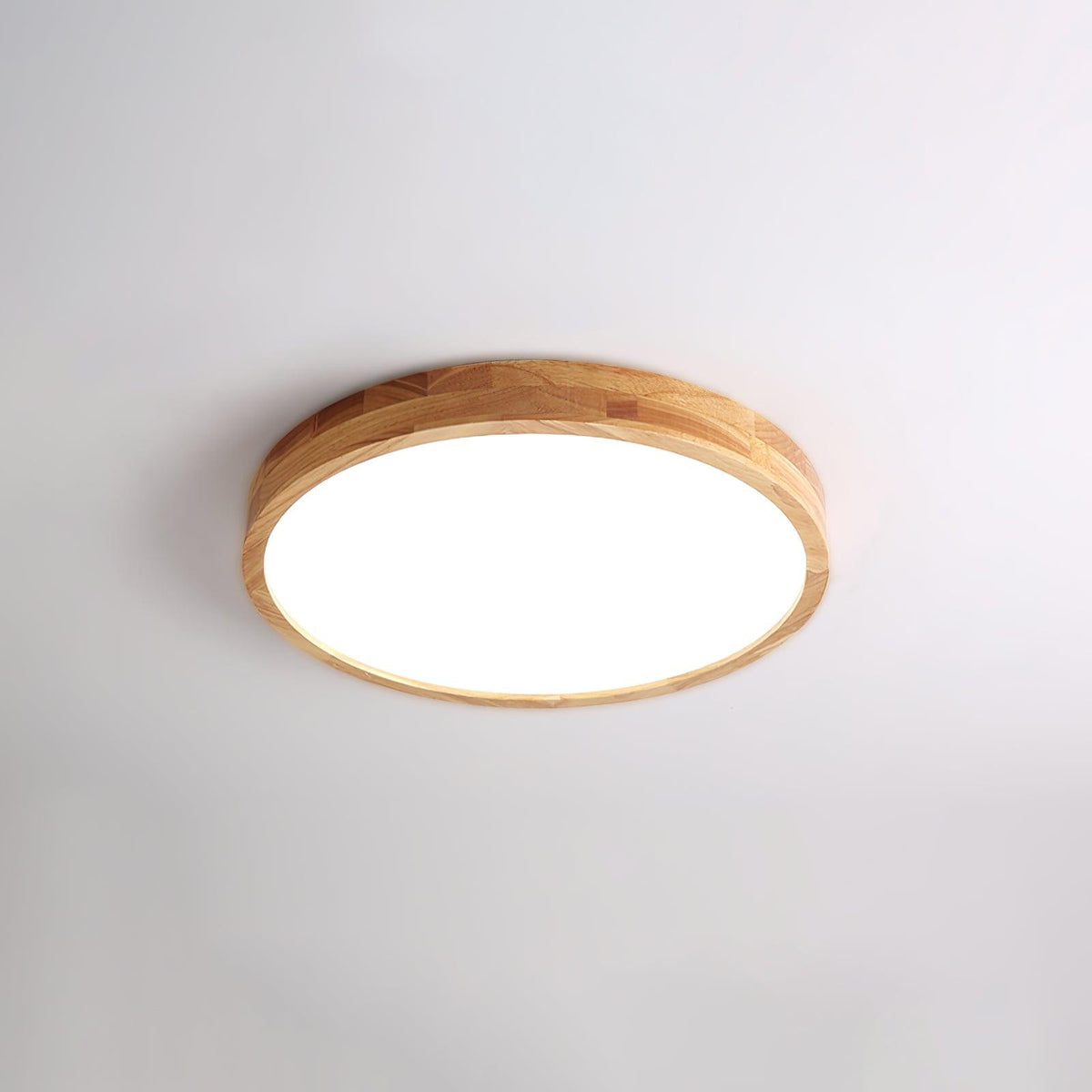 Wooden Geometric LED Ceiling Light