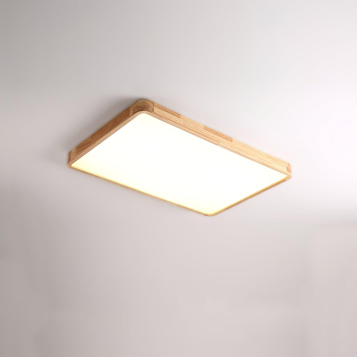 Wooden Geometric LED Ceiling Light