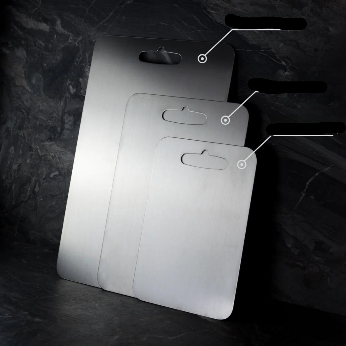 Stainless Steel Cutting Board Hygienic Durable Kitchen Chopping Board
