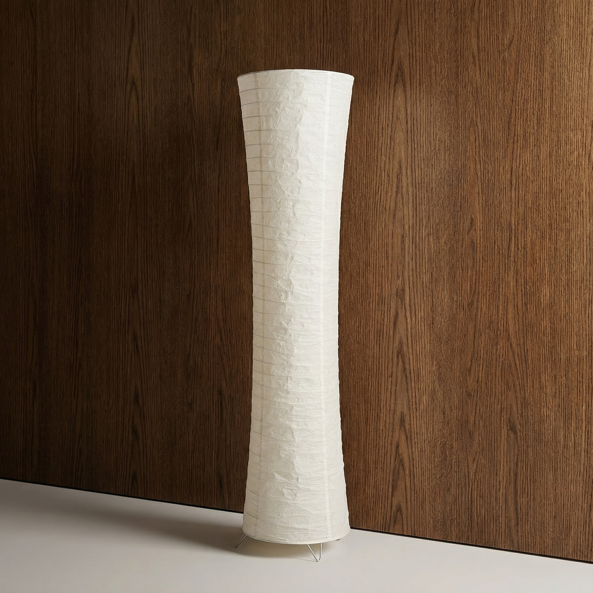 Lampadaire LED sculptural pour une ambiance chaleureuse dans le salon