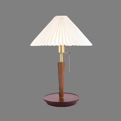 Vintage Wooden Table Lamp