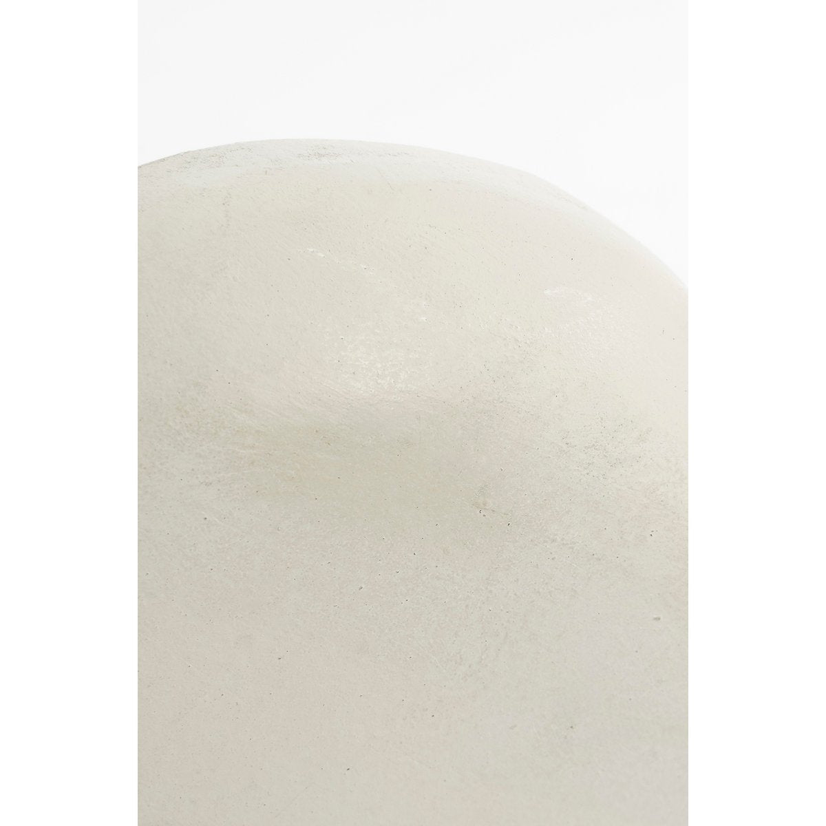 White Abstract Mangowood Table Ornament With Base