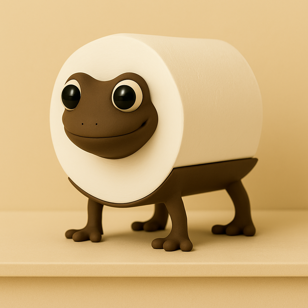 Animal Toilet Roll Holder Tabletop Decorative Figure